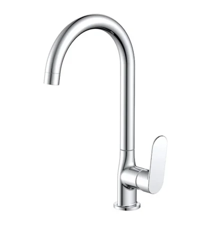 Смеситель для кухни одноручный с высоким изливом Voda Shore SHR519 хром