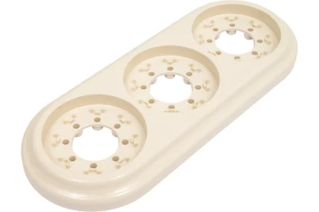 Рамка 3-м "Ретро" ЮЛИГ.735212.472 бежевый (Bylectrica) *1