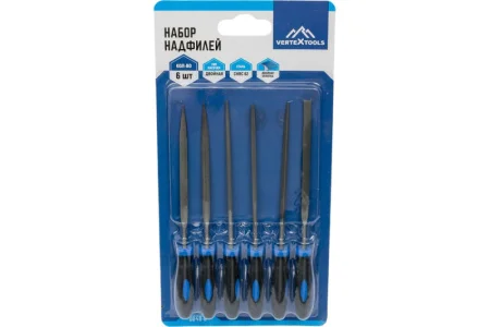 Набор надфилей 6 предм. VertexTools 0048-6 *1
