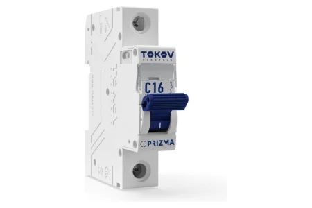 Выключатель автомат. модул. 1п C 16А 6кА PRIZMA TKE-PZ60-MCBI-1-16-C (Tokov Electric) *1