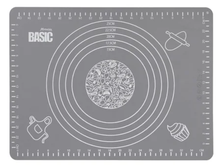 Коврик кулинарный силиконовый со шкалой, 40*30 см BASIC Marmiton /100/10