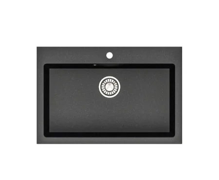 Мойка иск. камень черная матовая 755x505x200мм 39/Q4 (Agata)
