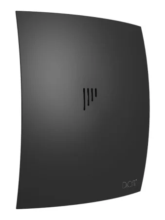 Вентилятор осевой вытяжной D100мм Breeze 4C matt black (Era) *10