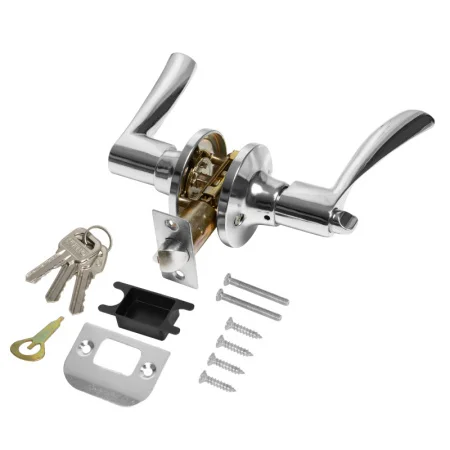 Ручка защелка DK610/BL CP-ET (кл./фик.) хром