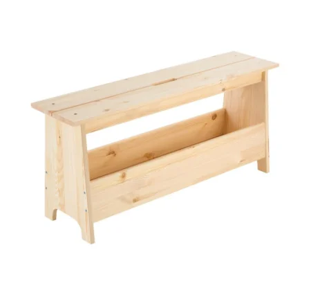 Скамья с отделением для хранения 100х25х45см