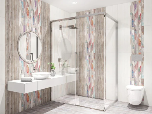 Плитка облицовочная Керамин Shabby Marfil 315х630мм 1уп=1,59м2 1п=50,88м2 белый