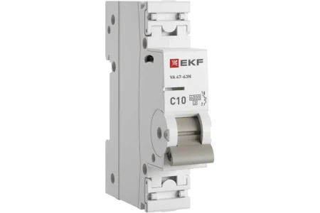 Выключатель автоматический модульный 1п C 10А 6кА ВА 47-63N PROxima EKF M636110C
