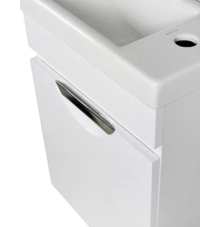 Тумба подвесная AGATA Никас 40 АТ40-637 с раковиной Como 40 S-UM-COM40/1-w