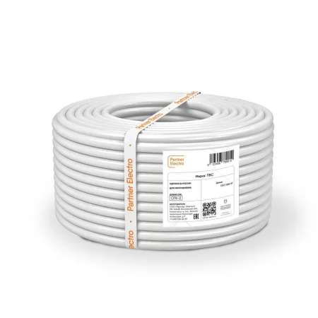 Провод ПВС 3х0,75 380В Б (боб 20м) (2х0,75+1х0,75) УТ-00000104 (Партнер Электро) *1