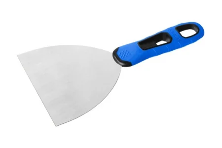 Шпатель 120 мм нерж.сталь, х-образное профилир. полотно, облегченная двухкомп. ручка Зубр Профессионал 10049-12 *1