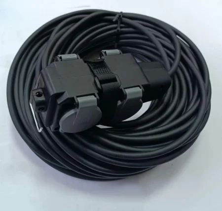 Удлинитель силовой 4х10м с заземл. УХз-16-4-10-Р (КГ 3х1,5) крышка серая (Элект) *1/10