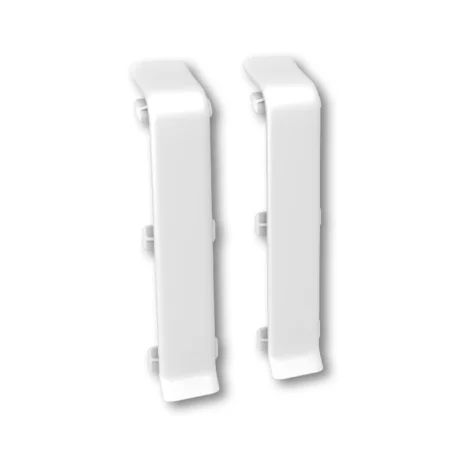 Соединитель для плинтуса 001 Белый 80мм Лексида