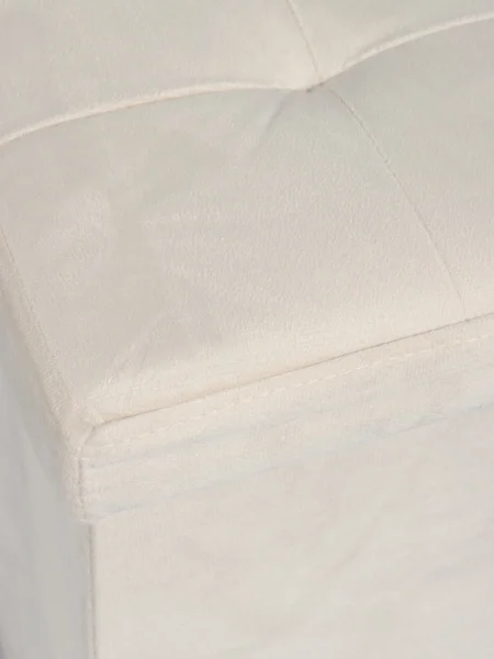 Пуф с ящиком 38х38х38см велюр 3 бежевый, нагрузка 120кг 10881143