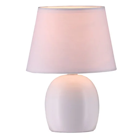 Светильник настольный UML-B304 E14 WHITE декоративный под лампу Е14, 40W. Механический выключатель. Белый. ТМ Uniel