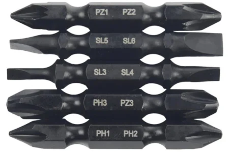 Набор бит двухсторонних S2 Ph1xPh2, Pz1xPz2, Ph3xPz3, Sl3xSl4, Sl5xSl6 х 50 мм 5 шт RAGE by VIRA 554175 *1
