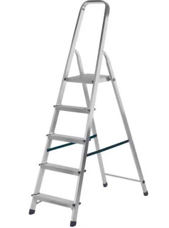 Стремянка 5 ступеней алюминиевая Новая Высота NV 1111 1111105