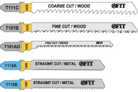 Набор пилок для лобзика по дереву 1х T111C T101BR T101AO T118A T118B уп-5шт Fit 41011 *1