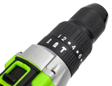 Дрель-шуруповерт аккум. ударная Greenworks GD24DD60 60Нм