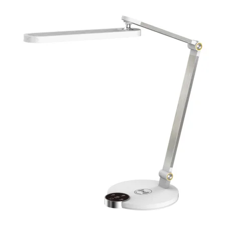 Светильник настольный ULM-D113 18W/3000-6000K/D IM WHITEсветодиодный с беспроводной зарядкой телефонов. Сенсорный выключатель. Диммер. Белый. TM Uniel