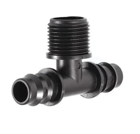 Тройник для капельной трубки d-16 мм внешняя резьба 1/2 Н0367 *1