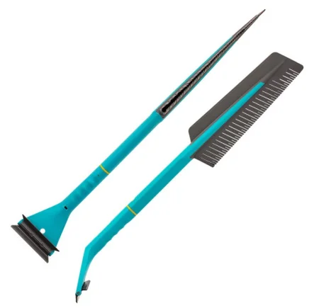 Щетка для уборки снега автомобильная Amigo Grande val Alpina 71120 разборная с силиконовой щетиной