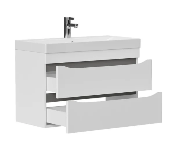 Тумба подвесная VOLNA Lake 80 tpLAKE80.2Y-01 2 ящика с раковиной Lake 80