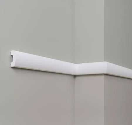 Молдинг настенно-потолочный из полимера ультравысокой плотности 2 UHD 12/30, белый, 2м