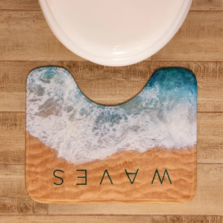 Коврик для ванной Этель Waves, 50х40см, велюр 5399402