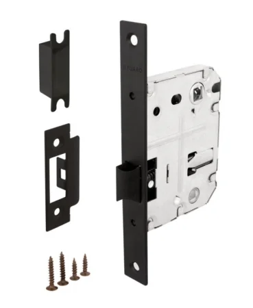 Защелка врезная FUARO PLASTP72-50 (P72-50) BL черный 42359 *1