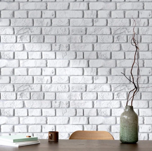 Панель ПВХ Stella 0,4 кирпич Ретро белый