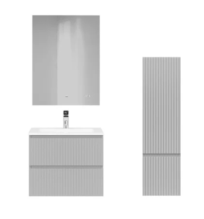 Тумба подвесная Coste 60 Cst.01.60/P/GRS/RL светло-серая 