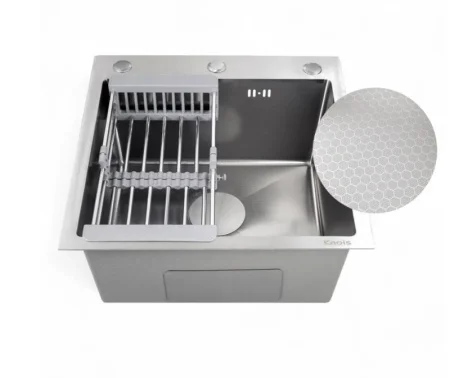 Мойка нерж. сталь "Knois" 500х500х220мм толщ. 0,8мм сатин KN505005 (Dikalan) *1