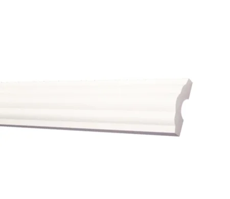 Молдинг настенно-потолочный экструд. Solid С19/40 белый 2м 38мм