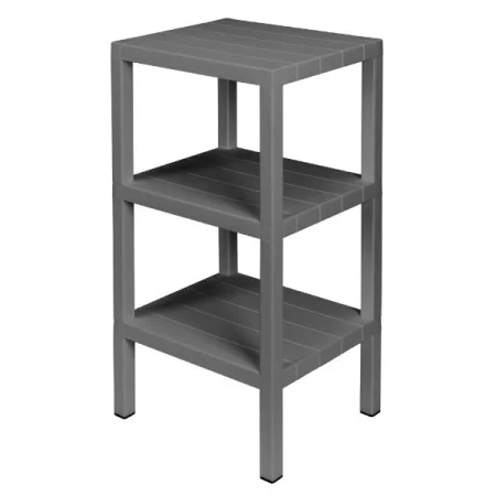 ЭТАЖЕРКА ПРЯМОУГОЛЬНАЯ NATURE 3 полки 384Х330Х725 ММ (Серый)