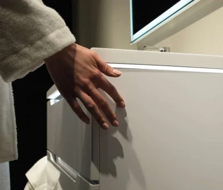 Тумба подвесная Puro 100 Pro.01.100/P/W/JR белая