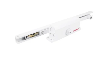 Доводчик дверной АЛЛЮР COMFORT ДД 168/3-4 AH-W (до 100 кг) белый RAL9016, со скользящей тягой 17020 *1