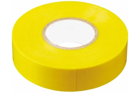 Изолента ПВХ 0,13мм*15мм*20м желтая *1/80