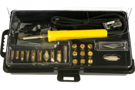 STAYER  PROTerm, 30 Вт, 3 в 1, в наборе: 20 насадок, в кейсе, прибор для выжигания, пайки и резки, P