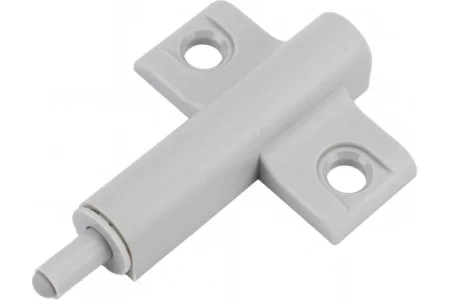 Амортизатор газовый для плавного закрывания двери, врезной/внешний серый (1 шт) - пакет Tech-Krep 12