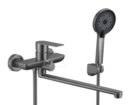 Смеситель для ванны Fmark FS8824Q графит