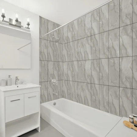 Панель SPC глянец Stella Kerama Плайя серый 560х280х2,5мм