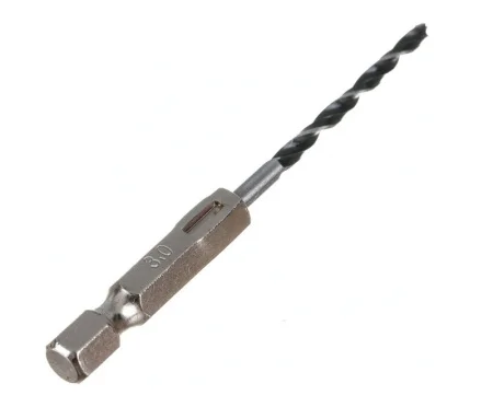 Сверло по дереву спиральное 3мм HEX 6-гранный хвостовик Vira 553123 *1