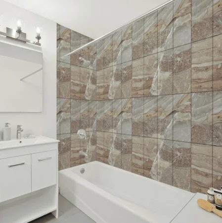 Панель SPC глянец Stella Kerama Антрацит 560х280х2,5мм