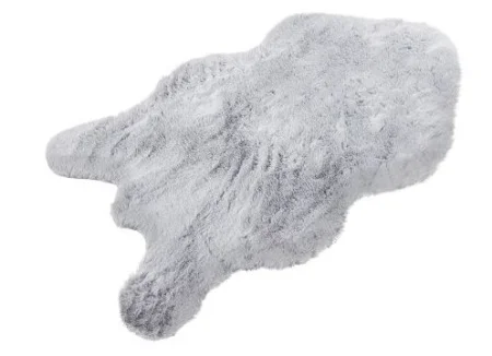 Коврик меховой шкура SHAHINTEX 50х88см голубая норка 23 *1