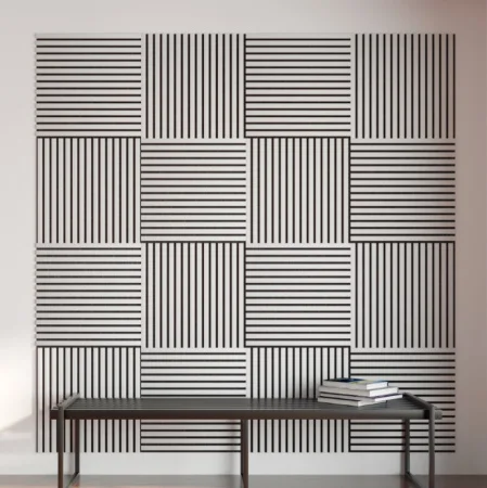 Панель стеновая акустическая МДФ Stella Comfort Standart Белый 600х600х9мм