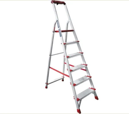 Стремянка 6 ступеней алюминиевая Новая Высота NV 3118 ступень 130мм органайзер 3118106 *1