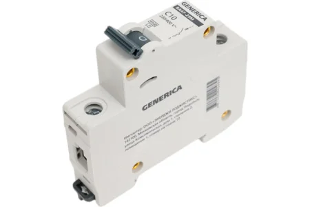 *Выключатель авт. мод. 1п С ВА47-29 10А 4.5кА х-ка С GENERICA ИЭК MVA25-1-010-C