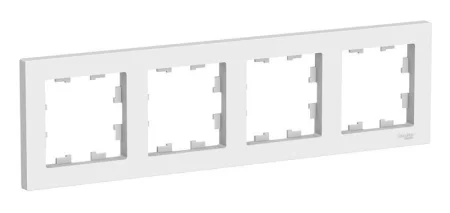 Рамка 4-м AtlasDesign белая ATN000104 Systeme Electric