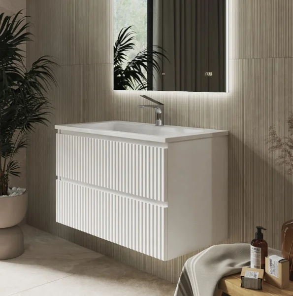 Тумба подвесная Coste 80 Cst.01.80/P/W/RL белая