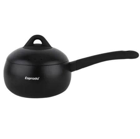 Ковш Esprado Bola 2л 16,5х9,2см черный алюминий АП индукция с крышкой BOLT16BE109 *1